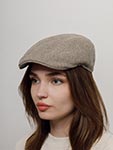 Кепка STETSON арт. 6170512 IVY CAP HERRINGBONE SUSTAINABLE (светло-коричневый)